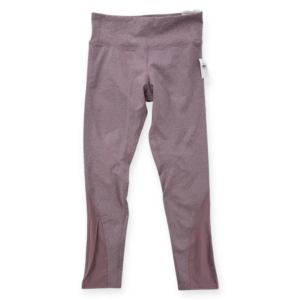 Old Navy Active Leggings Youth Size XL ‎ 14-16 Go Dry Pink Mid Rise Pants NWT